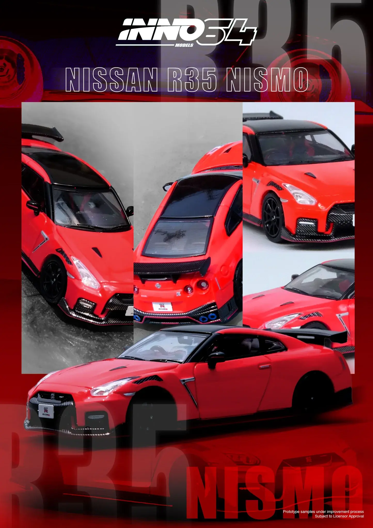 Inno64 - NISSAN GT-R (R35) NISMO Red