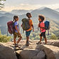kids of various races hiking.jpg