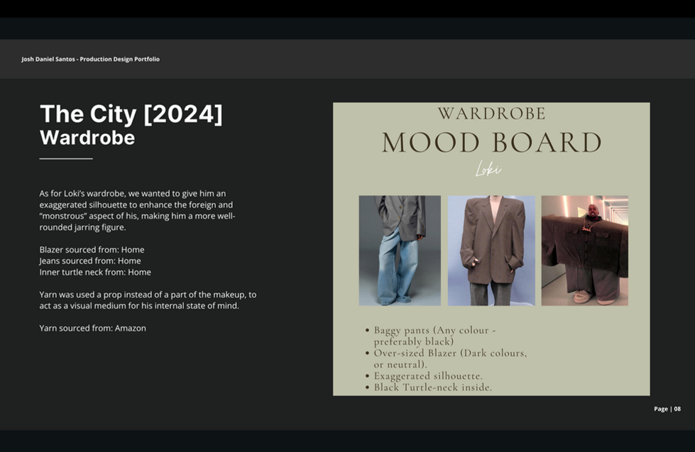 The City - Production Design: Page 4