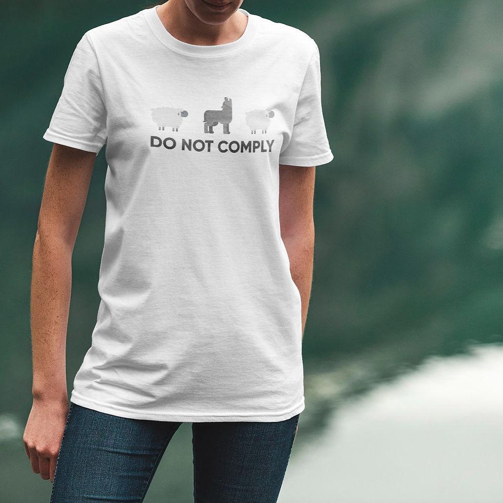 Do Not Comply - Wolf - Short-Sleeve Unisex Tee