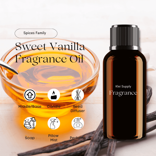 Sweet Vanilla Fragrance Oil Klei