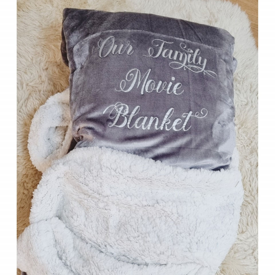 Personalised Family Sherpa Blanket