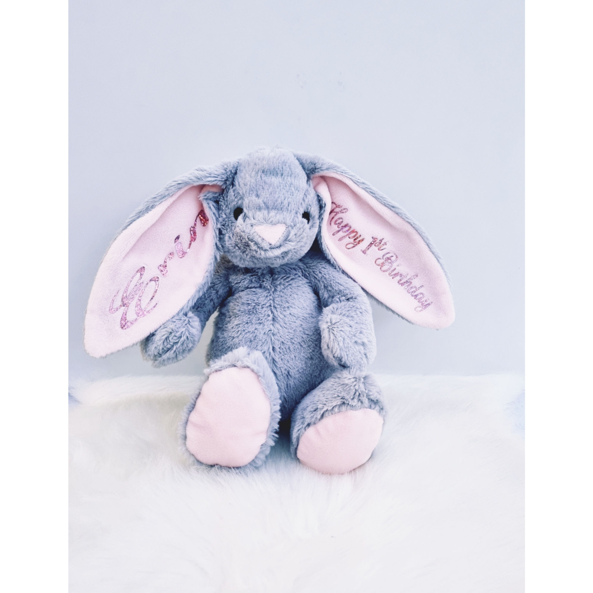 Plush Grey Bunny, Cutomise your own