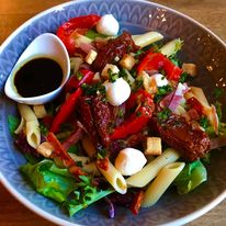 Arranged Food and Objects