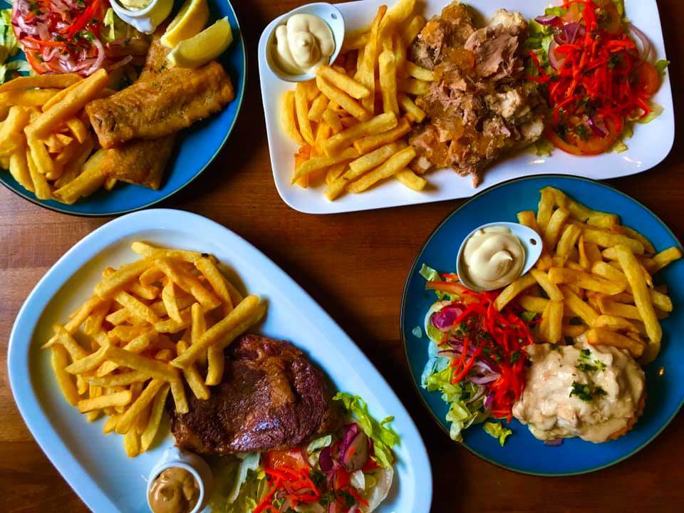 Arranged Food and Objects