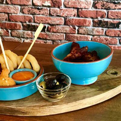 Arranged Food and Objects