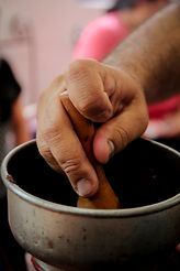 Belize mayan grinding cocoa.jpg