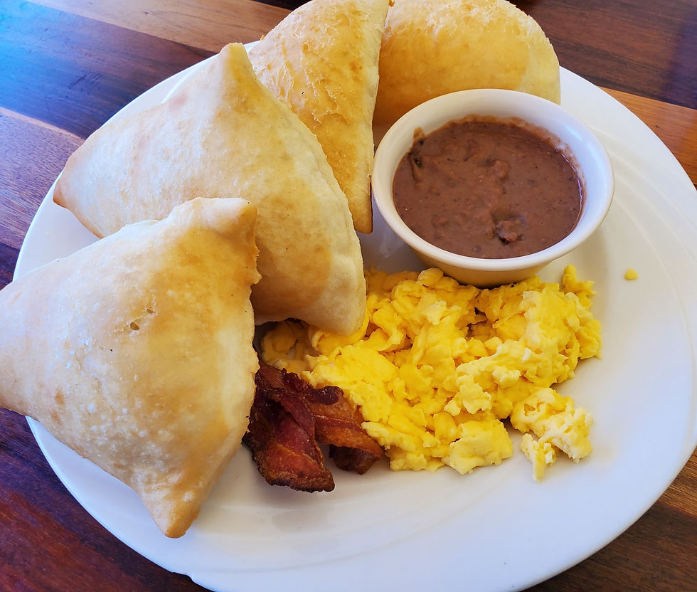 Fry Jack, Eggs and Beans image