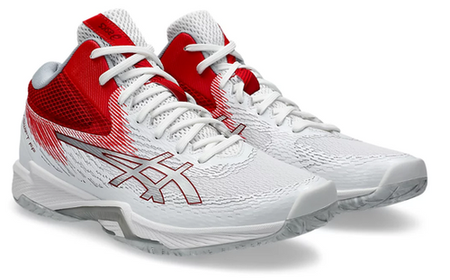 Asics V-SWIFT FF MT 4 White/Classic Red | tokyo-volleyball