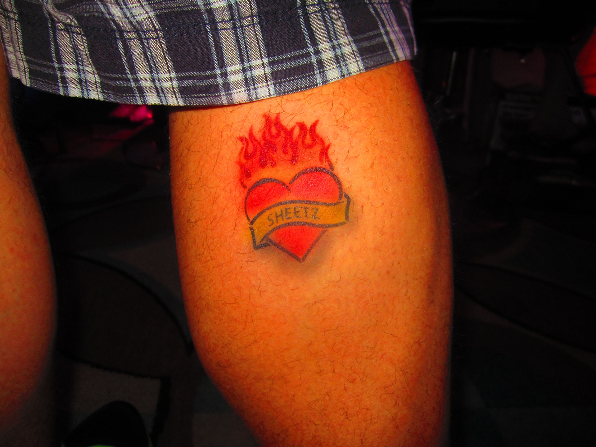 Sheetz Custom Airbrust Tattoo