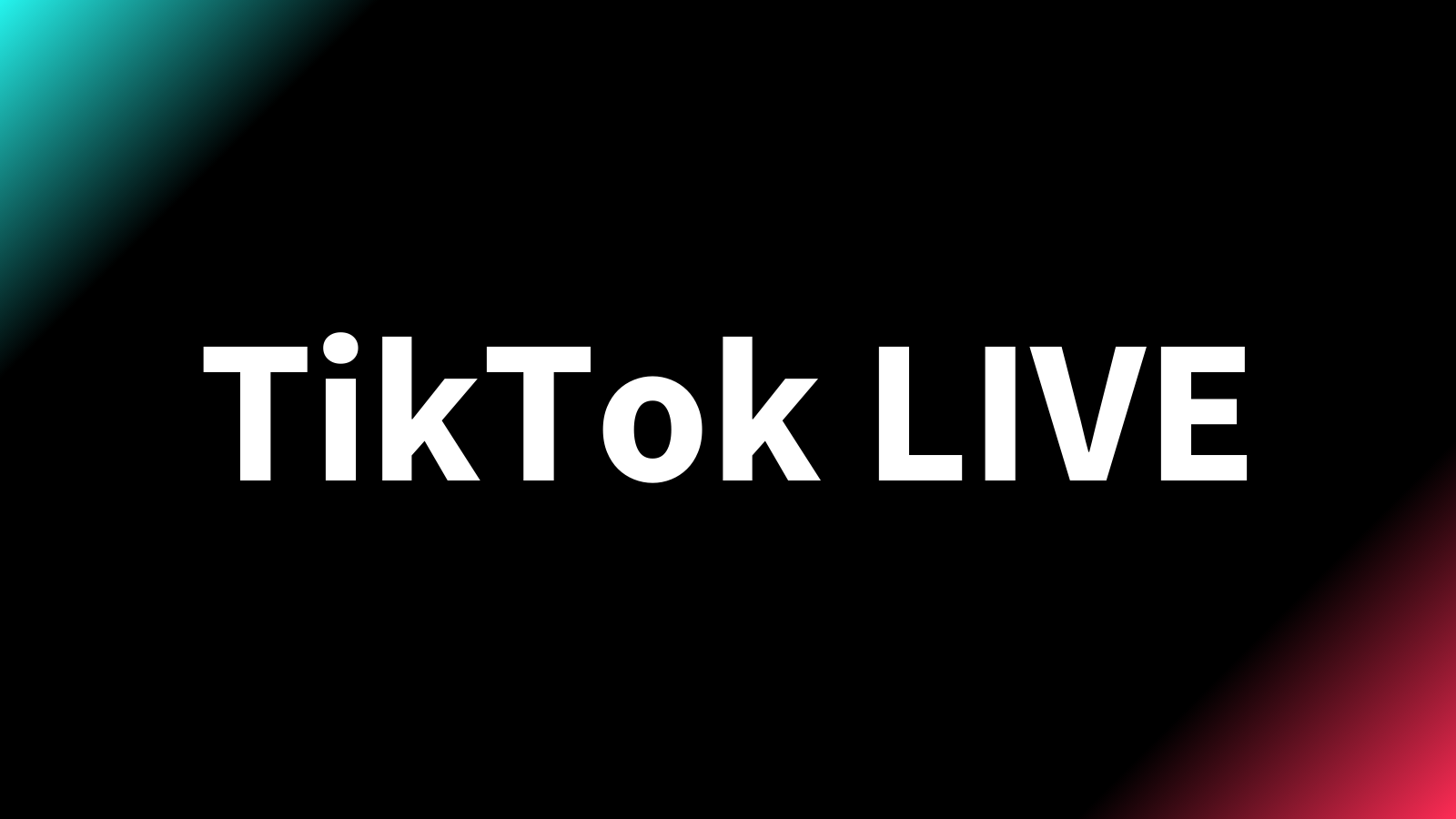 TikTok LIVEのイメージ