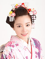 日本髪風ヘアセット