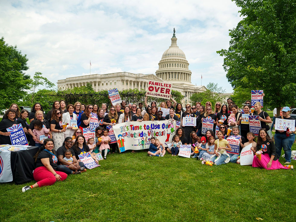 A group of women's right activists on Capital Hill.