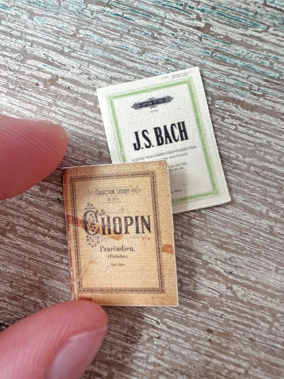 Thumbnail: Miniature Classical Music Sheets - Choose Your Composer