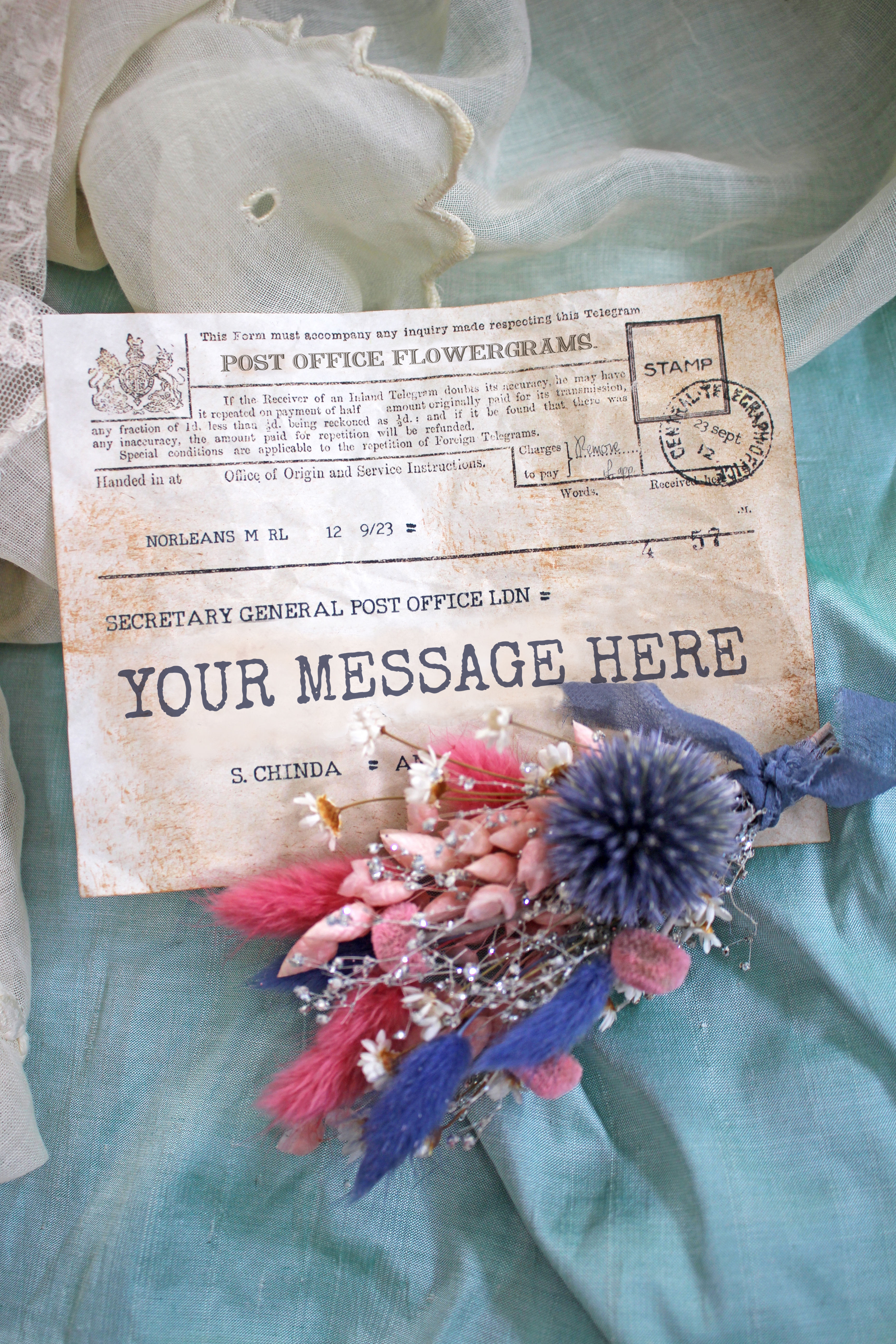 Send a Telegram with Flowers | Flowergram