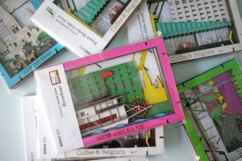 Thumbnail: Double Shotgun House Tunnel Book