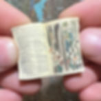 Thumbnail: Miniature Open Book --- Feathers