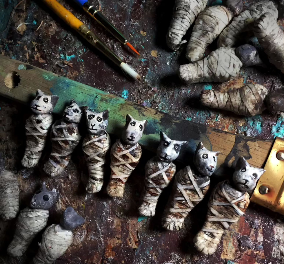 Thumbnail: Miniature DIY Kit --- Cat Mummy