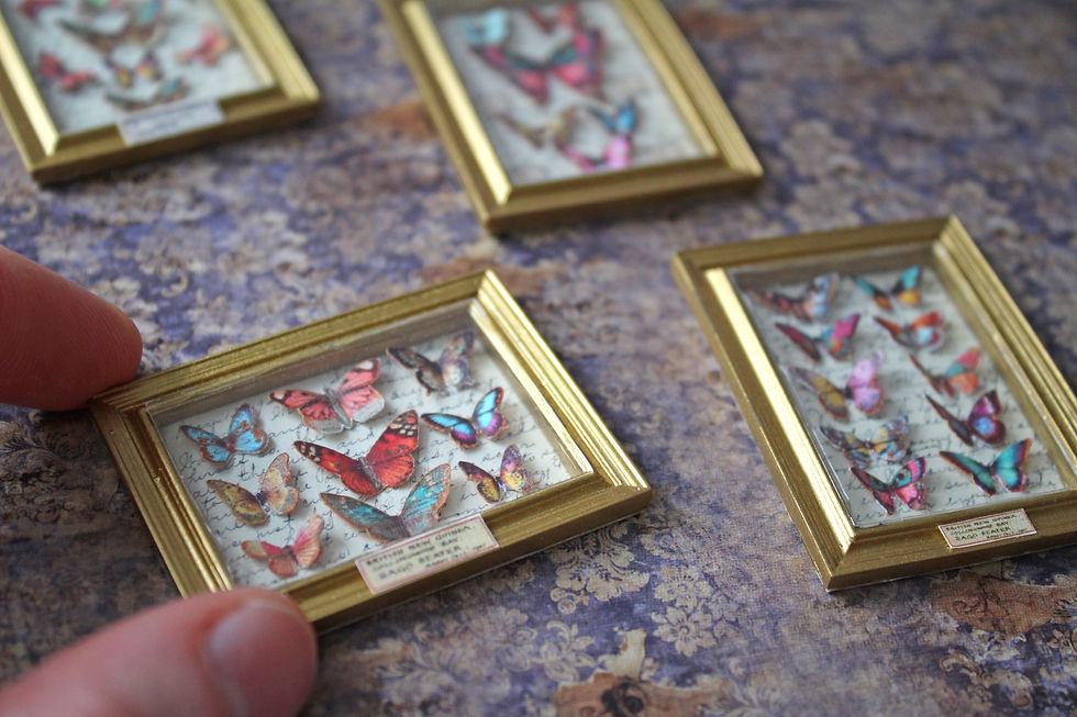 Thumbnail: Miniature Fantasy Paper Butterflies