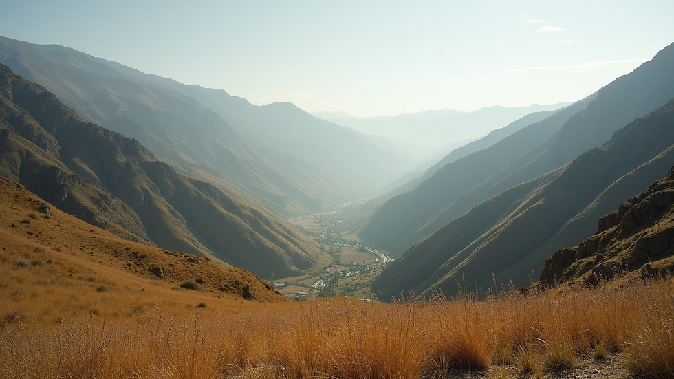Vista panorámica del Valle de Aran