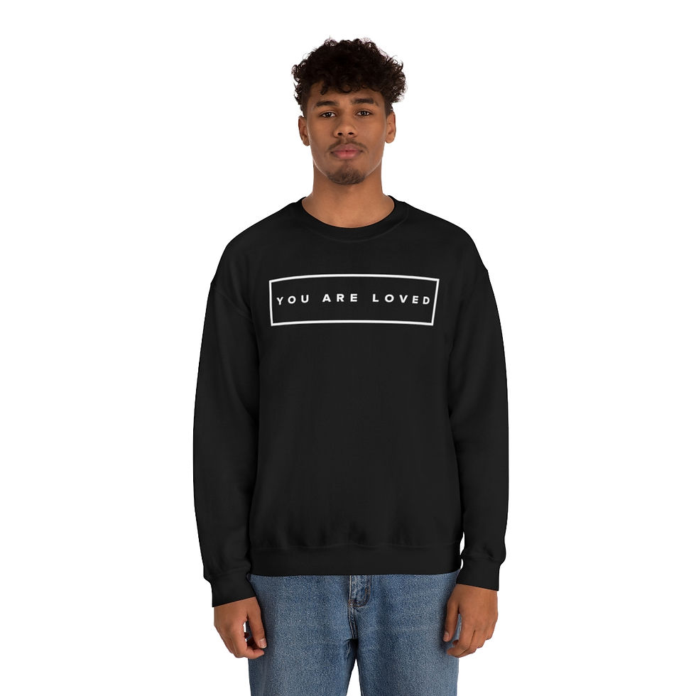 Thumbnail: You Are Loved (Boxed) Adult Unisex Crewneck Sweatshirt