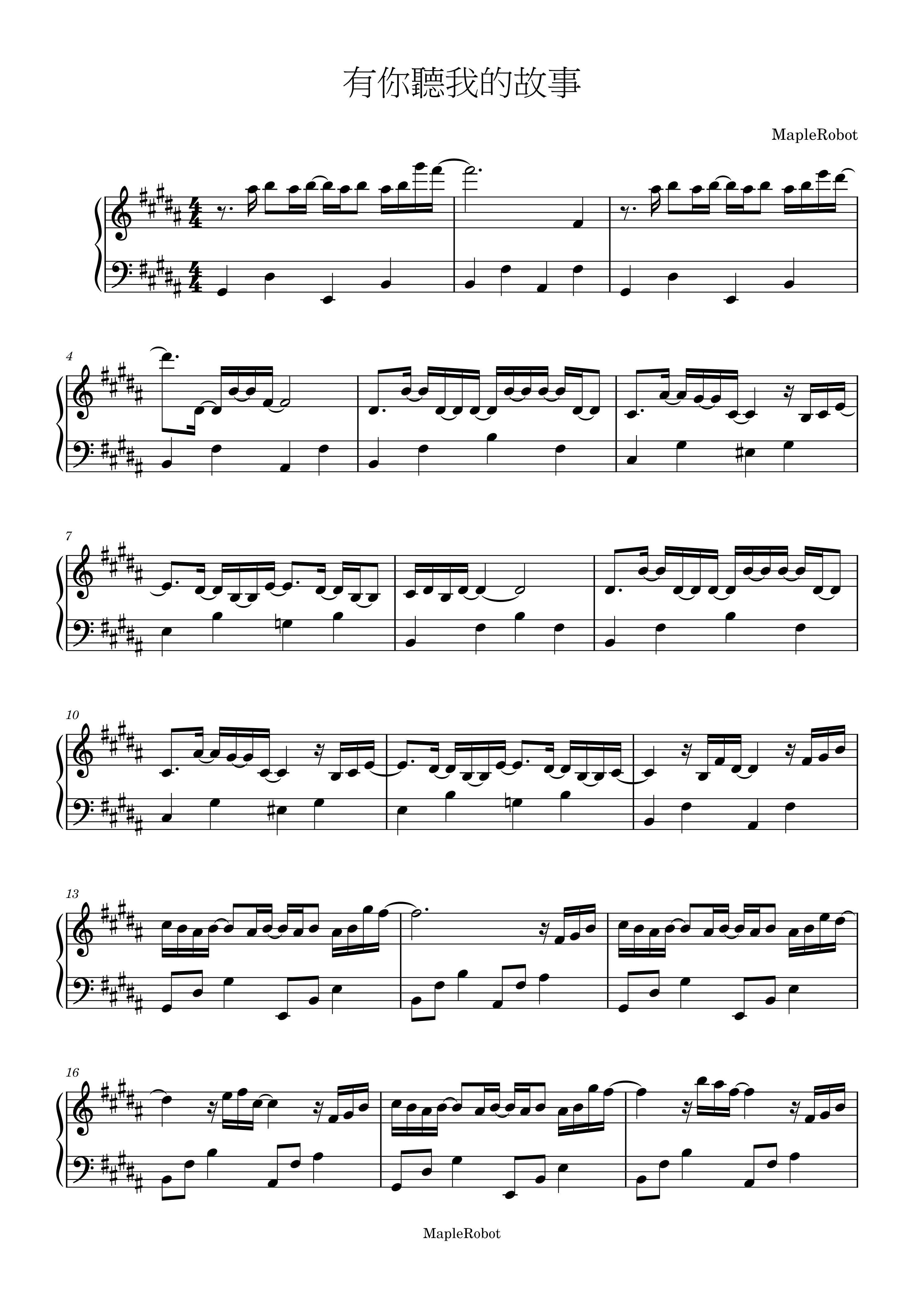 有你聽我的故事 林家謙