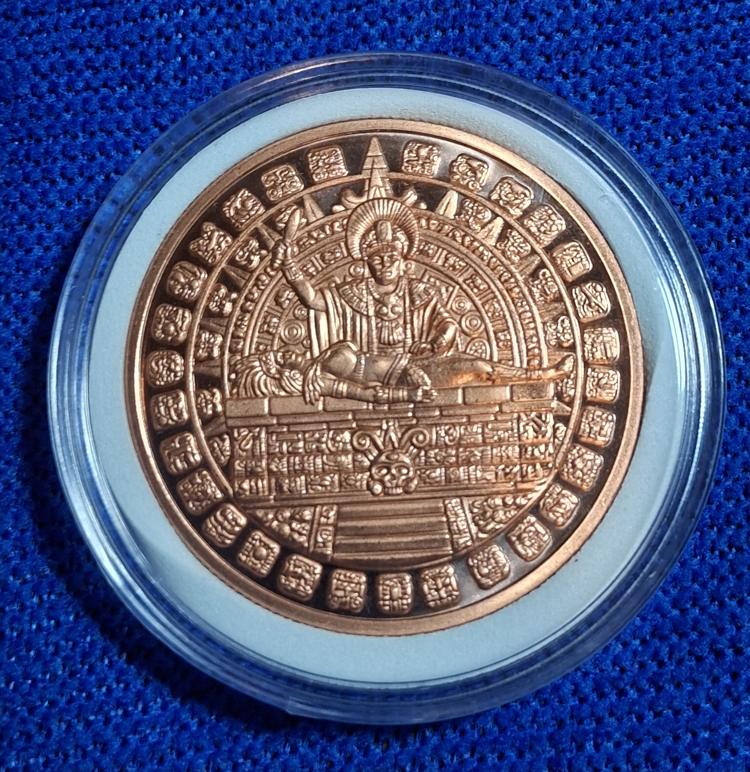 Aztec Princess Sacrifice 1oz999 copper