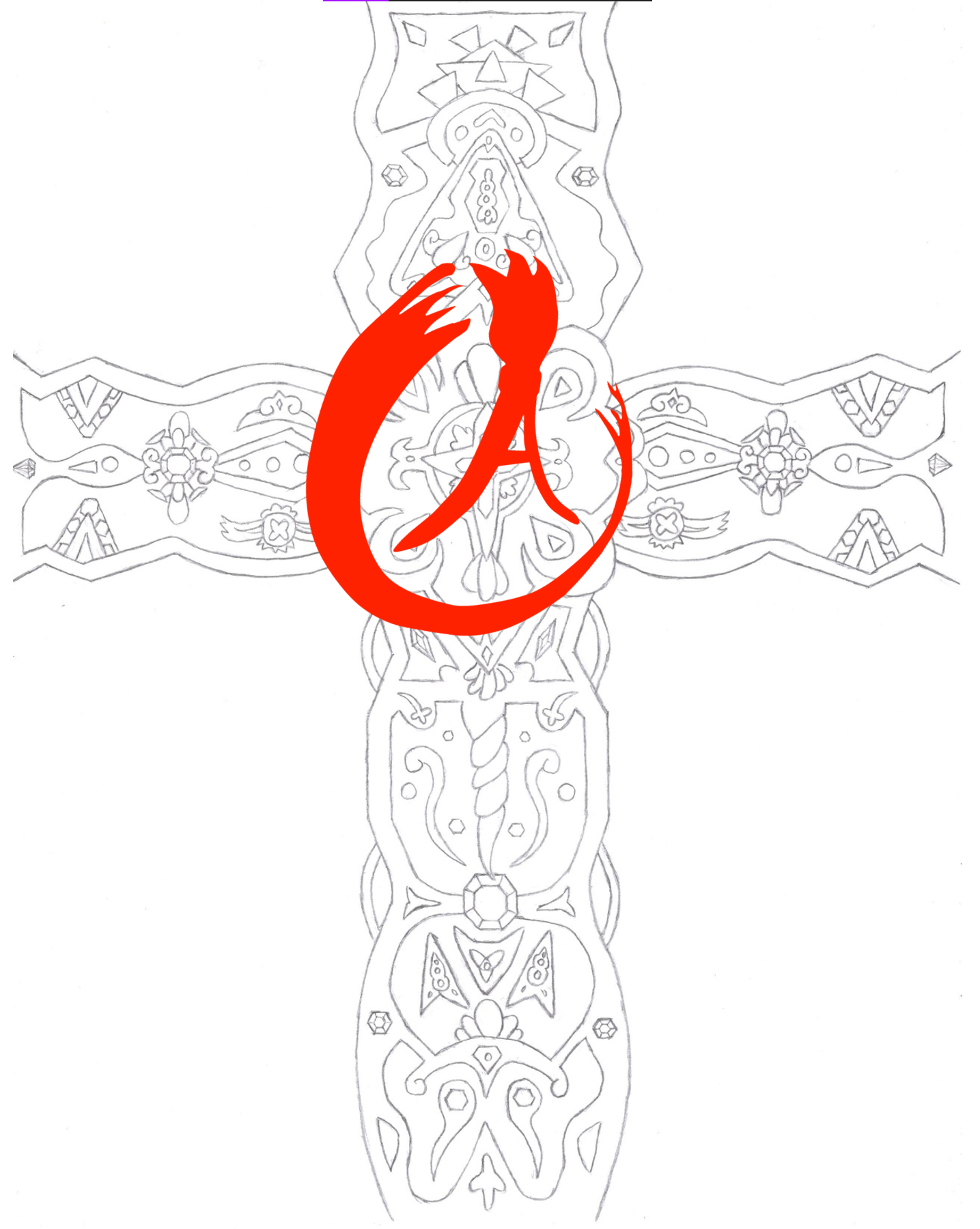 The Wonderful Cross (Coloring Page Printout)