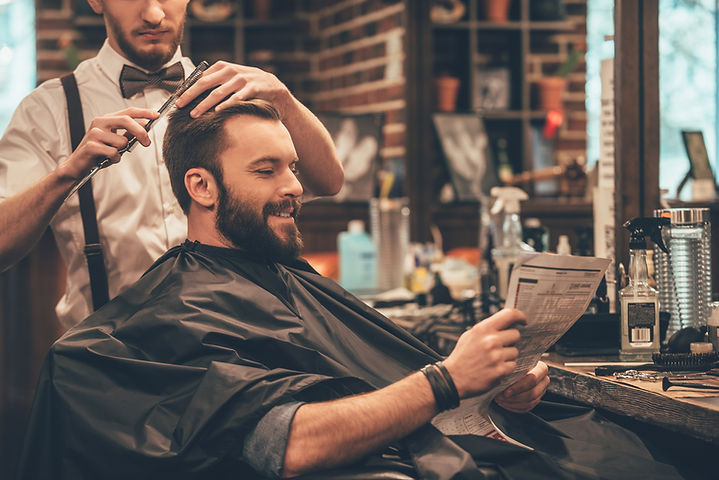 Barber Giving Haircut