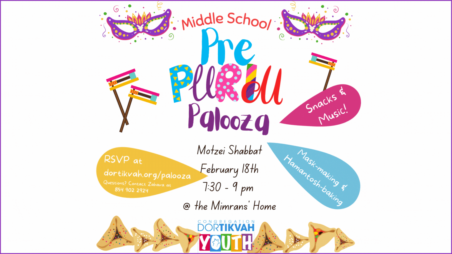 PRE-PURIM PALOOZA
