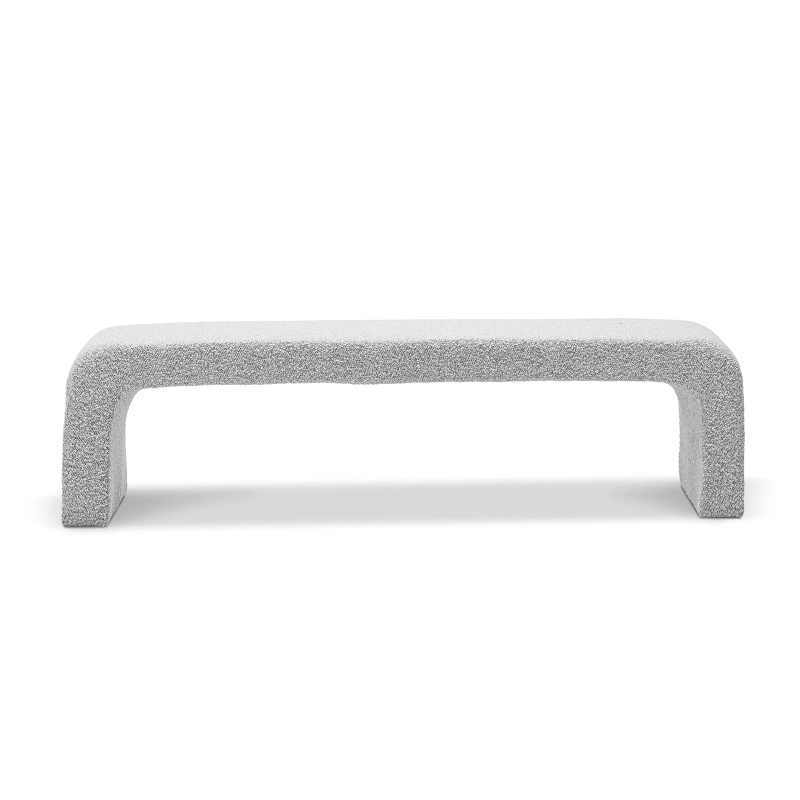 Harper 160cm Arch Bench Seat | Boucle Cream