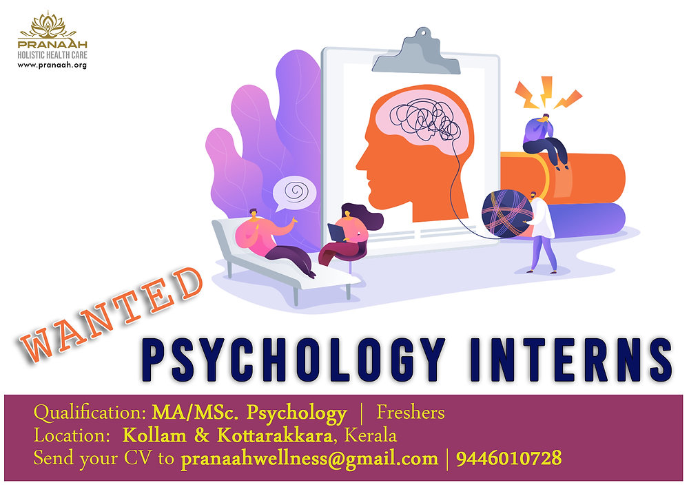 Free Psychology Internship in Kerala