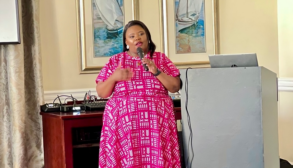 On image: Sr. S. Ntleko, from Loving Hands Private Clinic.