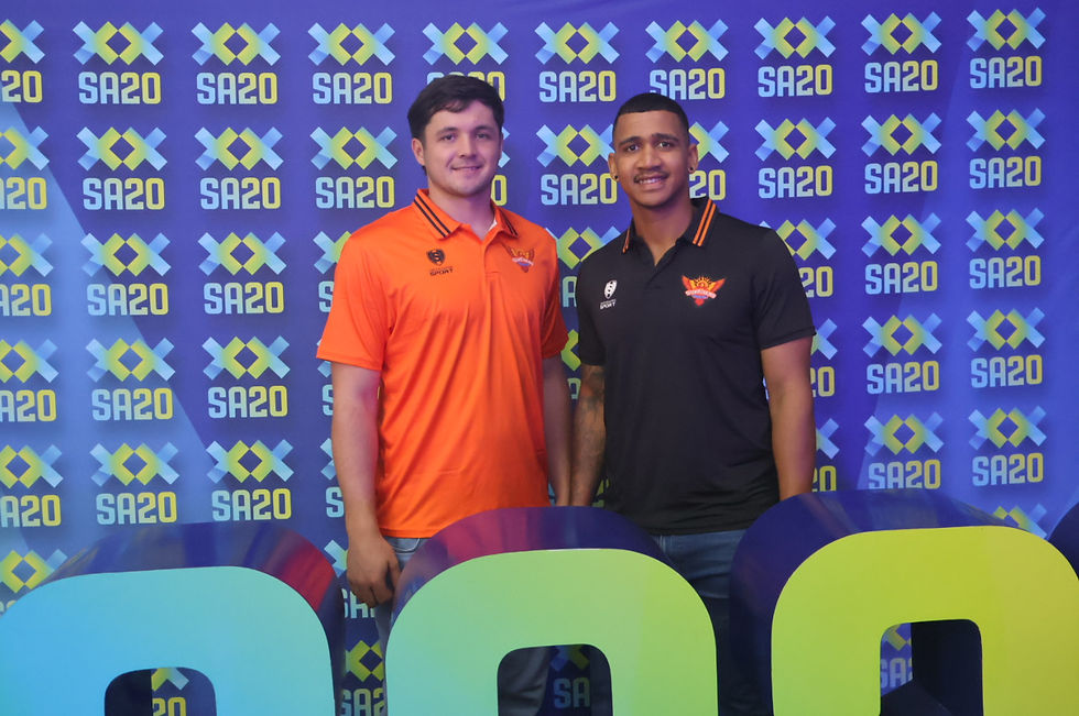 On image, from left: CJ King and Patrick Kruger.