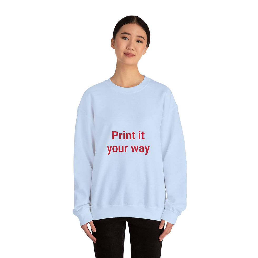 Thumbnail: Personalize This Crewneck Sweatshirt Apparel Your Own Way