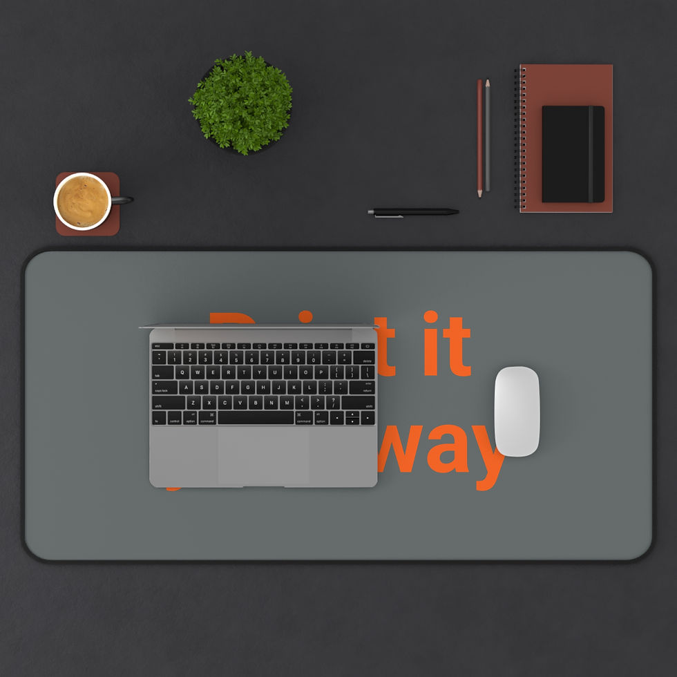 Thumbnail: Personalize This Desk Mat Pad