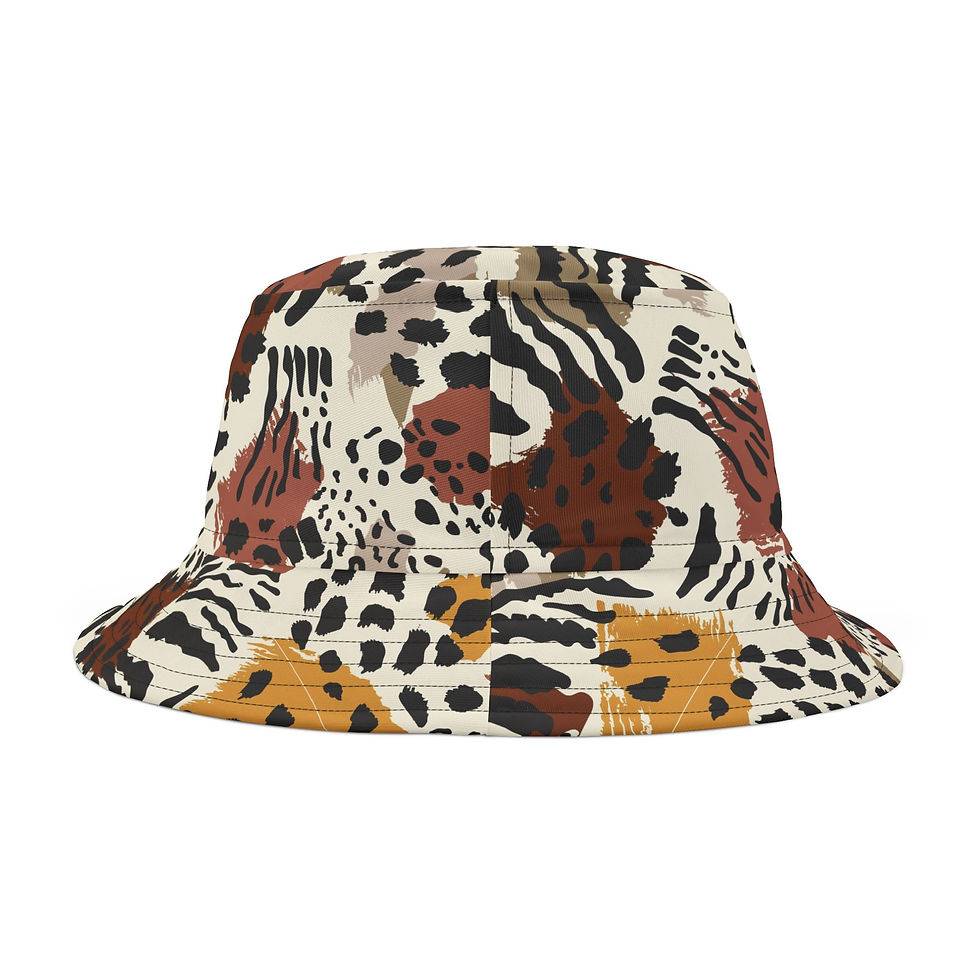 Thumbnail: Animal Print Bucket Hat