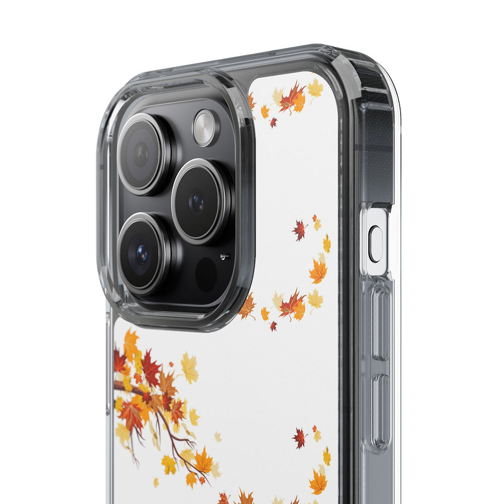 Thumbnail: Cozy Fall Season Clear Phone Case