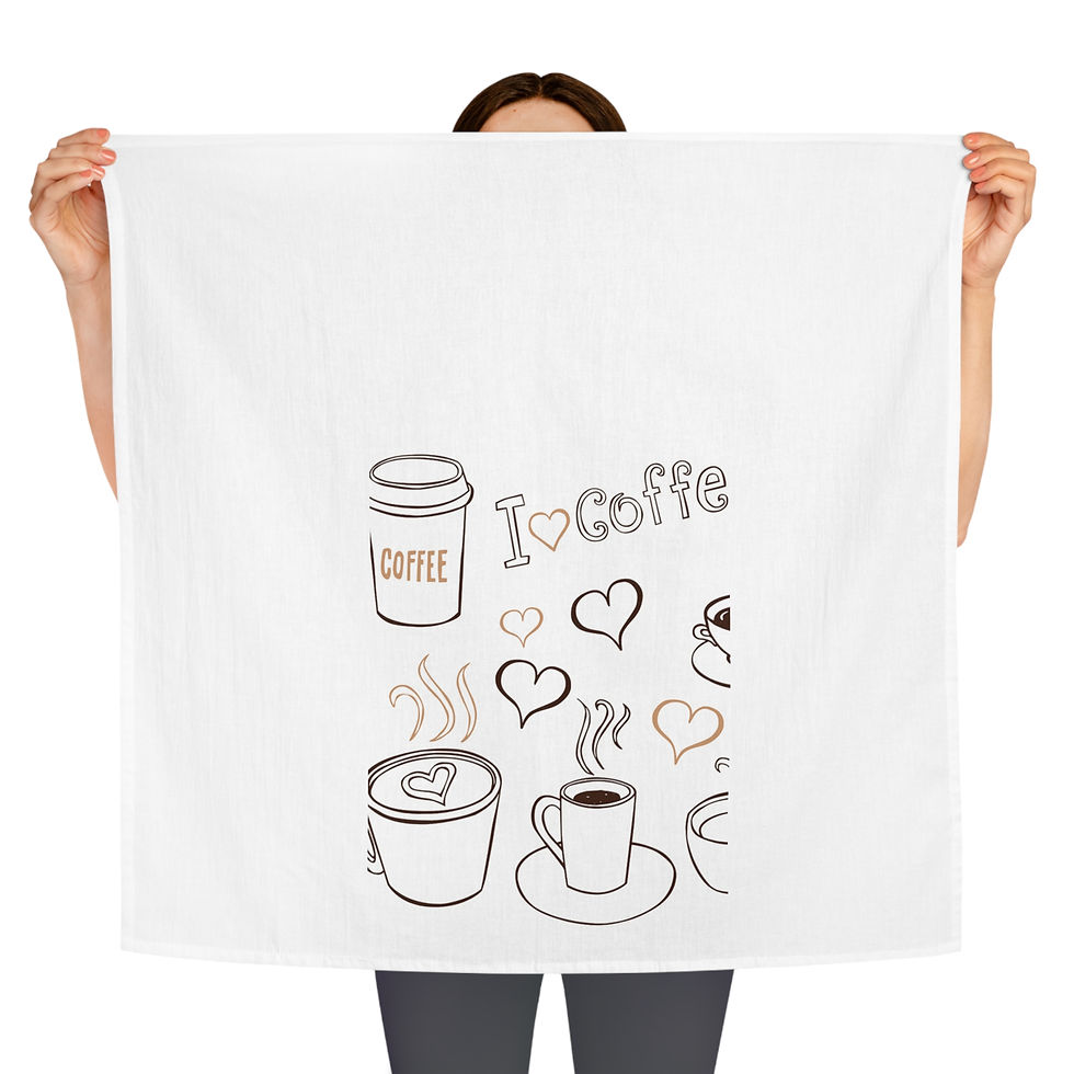 Thumbnail: Coffee Lovers Tea Towel