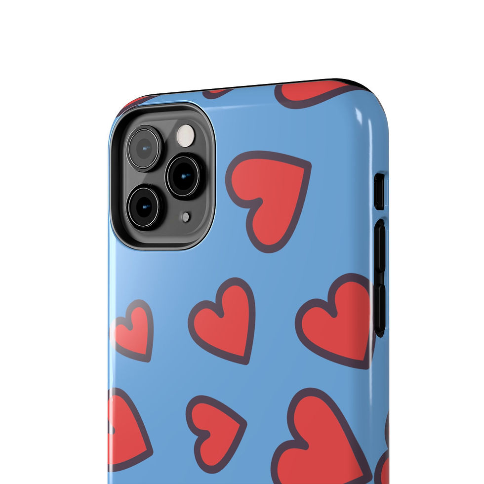 Thumbnail: Heart Pattern Tough Phone Case