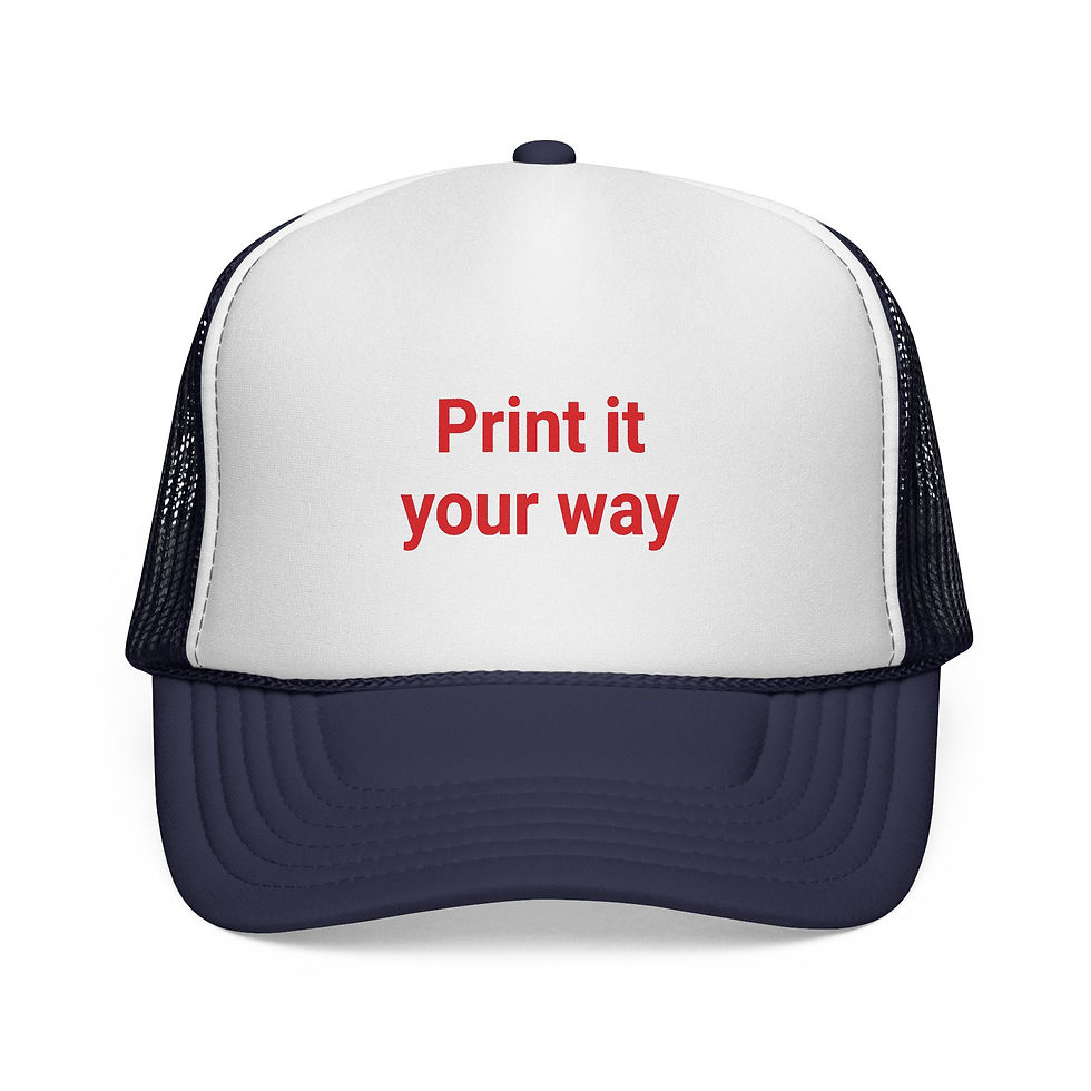Thumbnail: Personalize This Trucker Cap Your Own Way