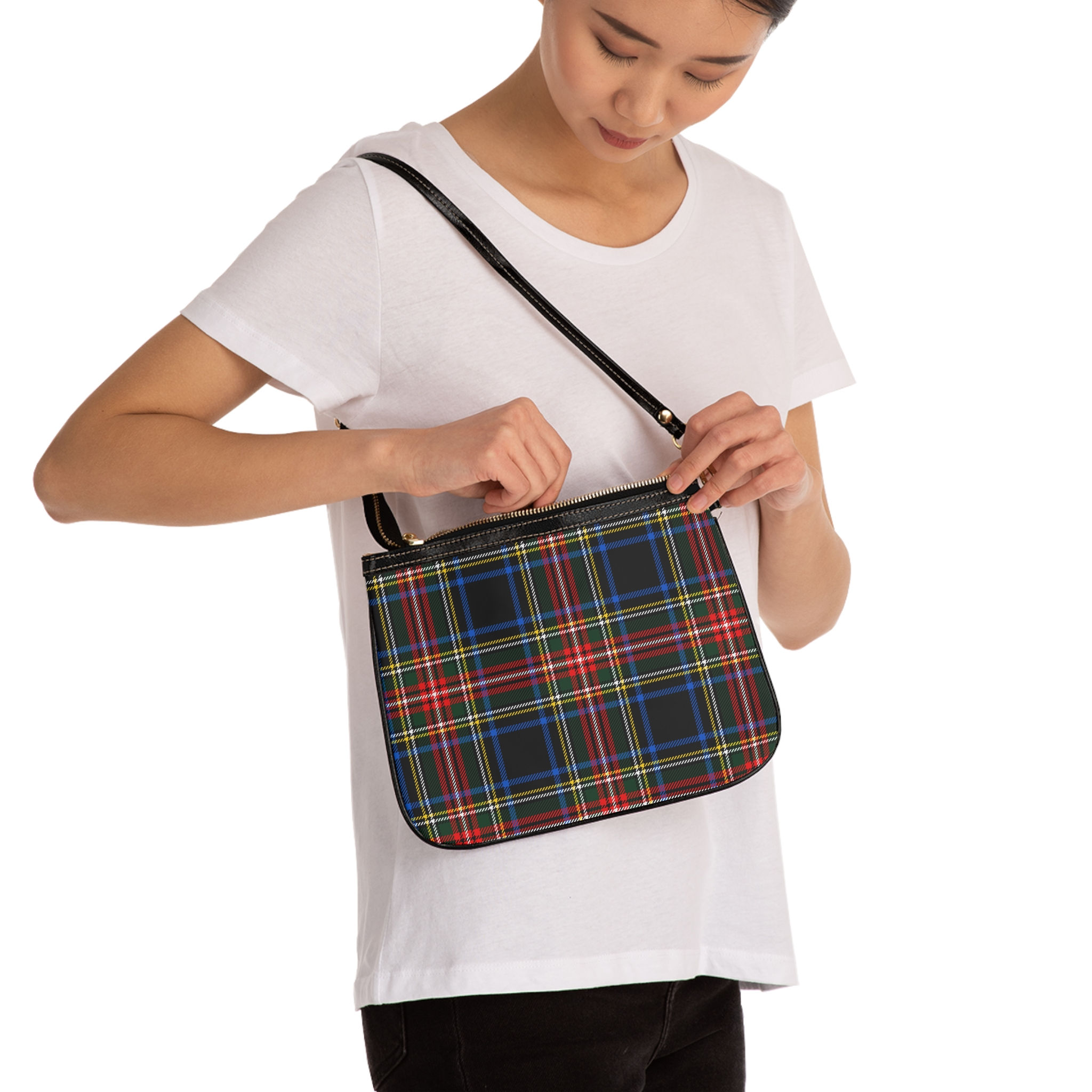 Small Plaid Shoulder Bag