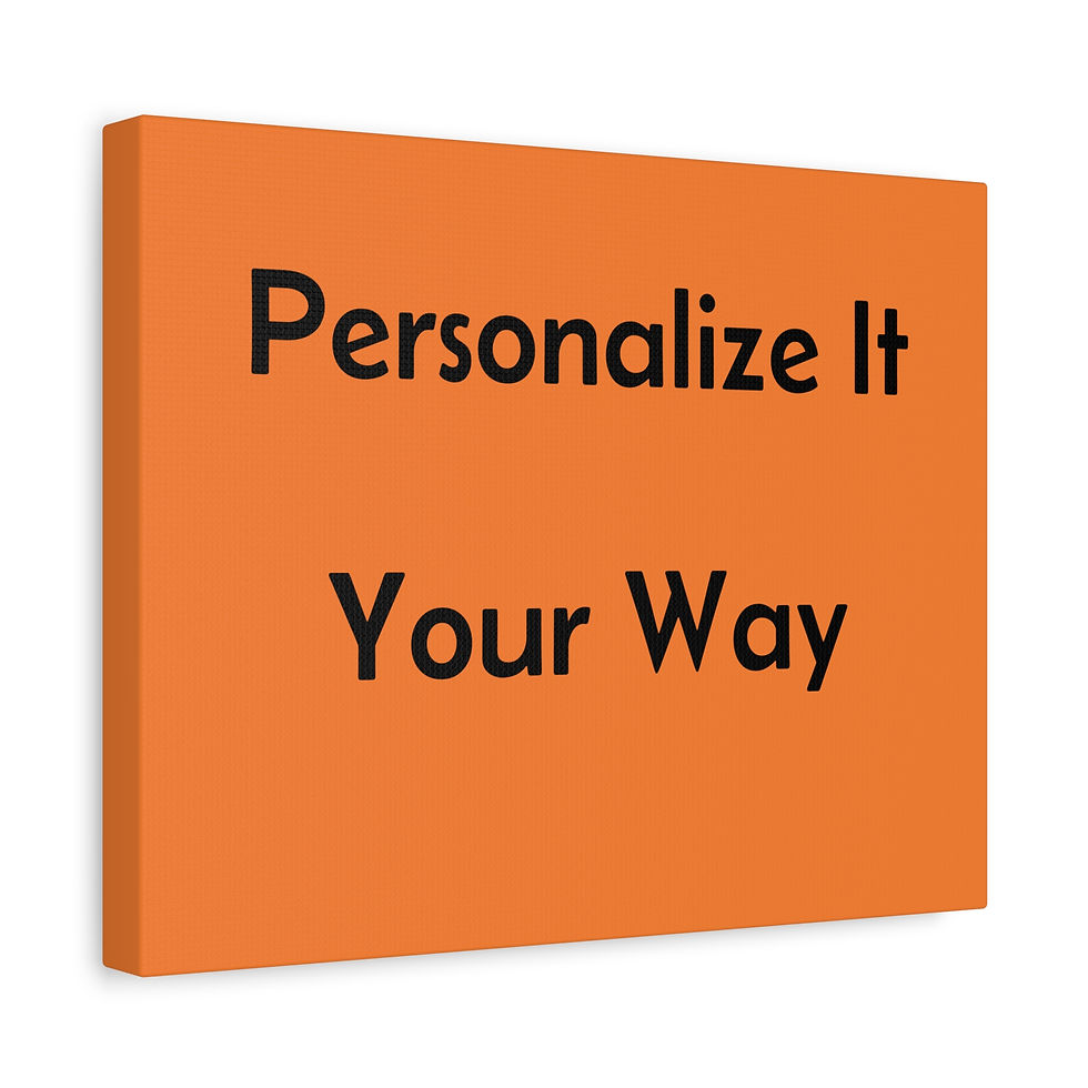 Thumbnail: Personalized This Wall Art Canvas Your Own Way