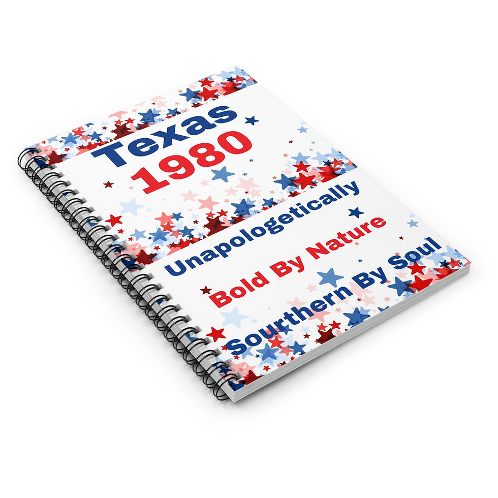 Thumbnail: Texas Theme Inspired Spiral Notebook