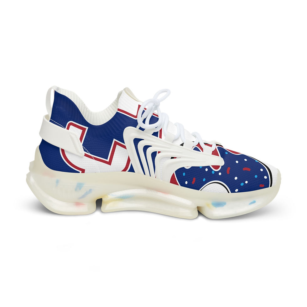 Thumbnail: Vibrant Men's Mesh Sneakers