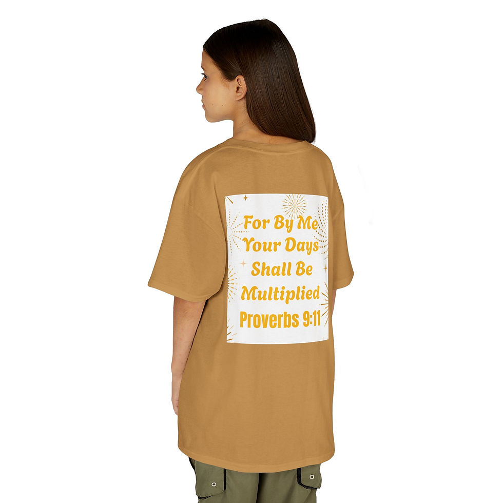 Thumbnail: Kids Heavy Cotton™ Tee - Comfortable Shirt, for Birthdays only spirit and life