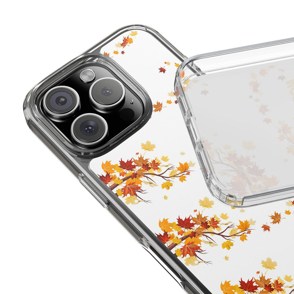 Thumbnail: Cozy Fall Season Clear Phone Case