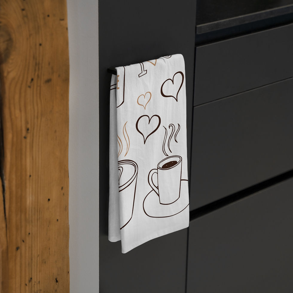 Thumbnail: Coffee Lovers Tea Towel