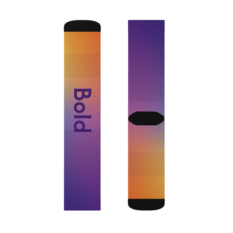 Thumbnail: Vibrant Statement Sublimation Socks