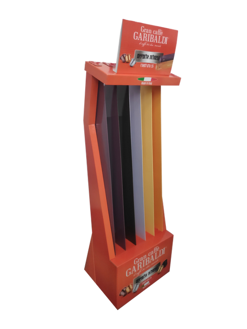 סטנד קרטון מתקפל
תצוגת קרטון 
עמיד במשקלים
Bentov-Ellipsis